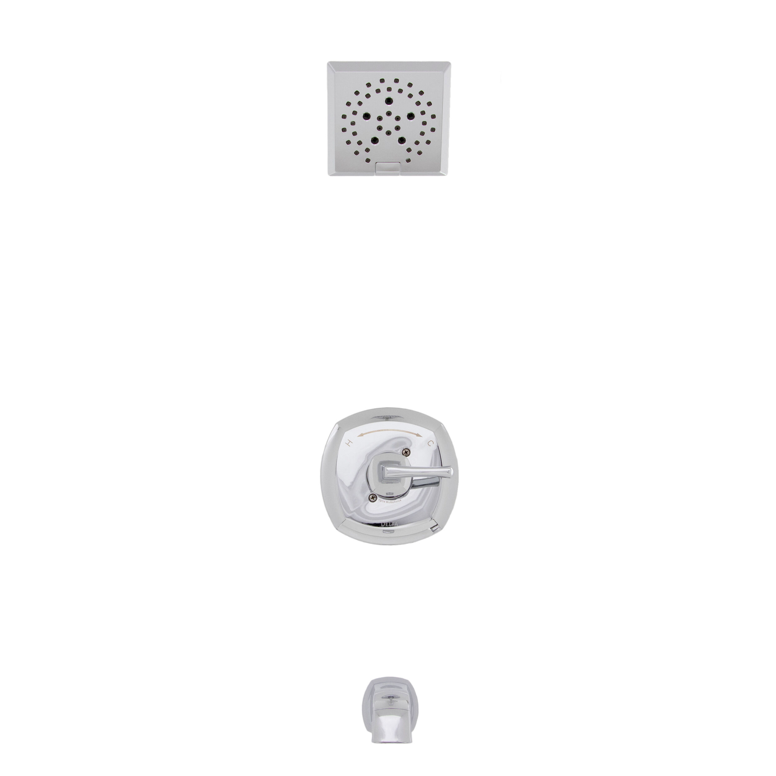 新品　　NKY451B02B　白色　⑤ Monitor(R) 14 Series Tub and Shower in Chrome 144770 | Delta Faucet