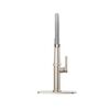 Single Handle Pull-Down Kitchen Faucet With Spring Spout