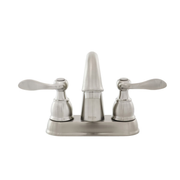 Two Handle Centerset Bathroom Faucet (Recertified)