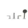 4-Hole Roman Tub Trim with Hand Shower