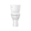 Toilet Single-Flush with Bidet Seat Bundle