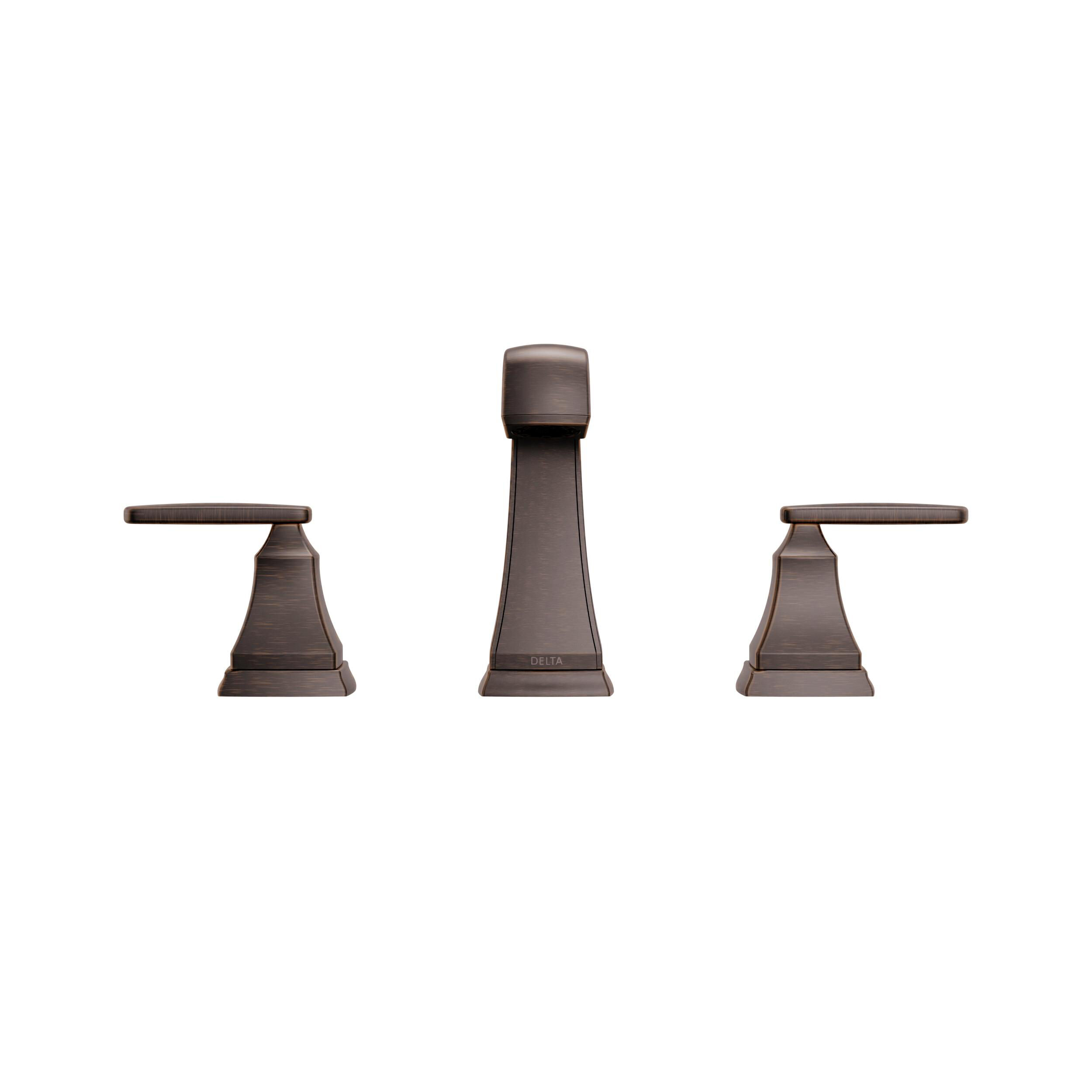 Two Handle Widespread Bathroom Faucet in Venetian Bronze 3564