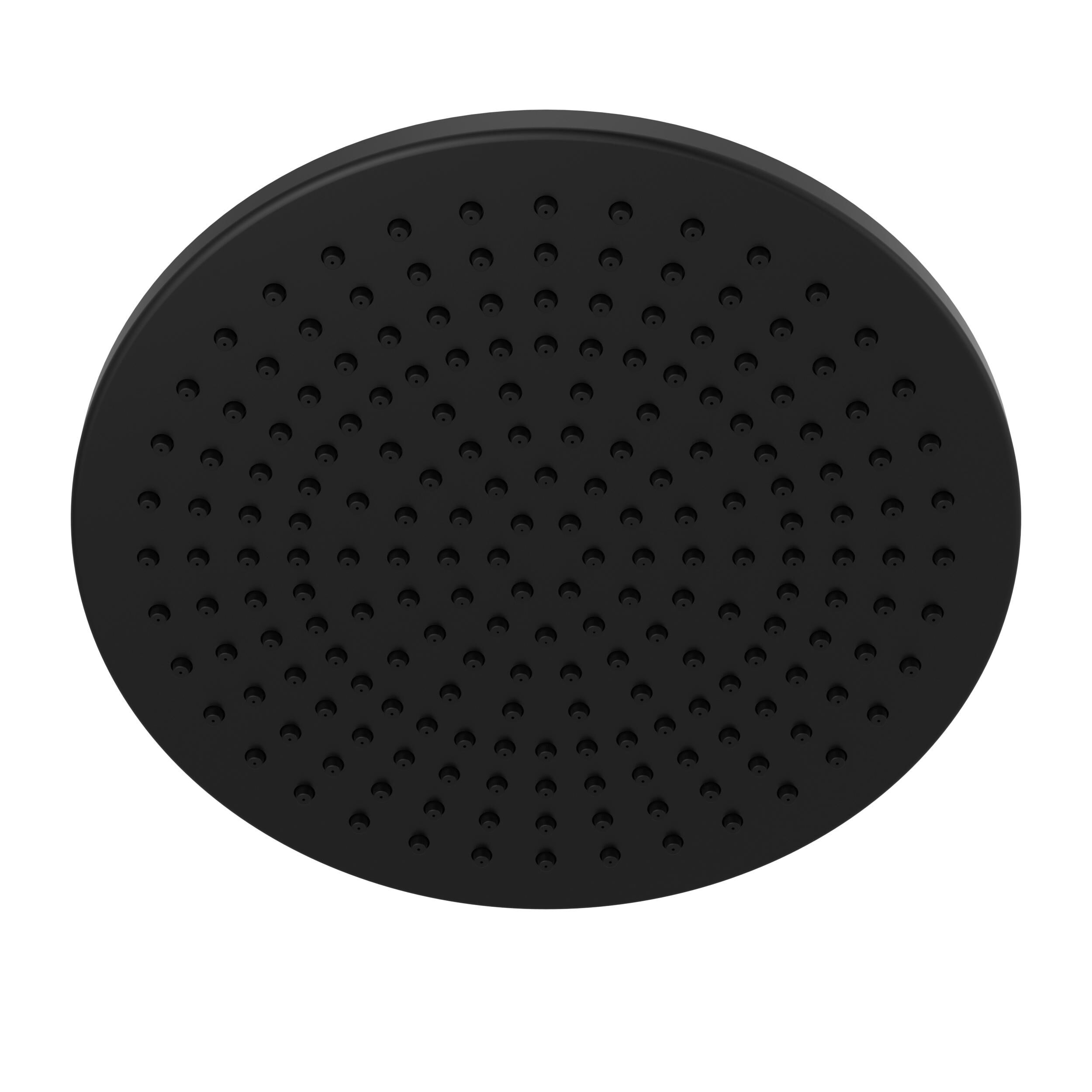 Single-Setting Metal Raincan Shower Head in Matte Black 52158-BL25
