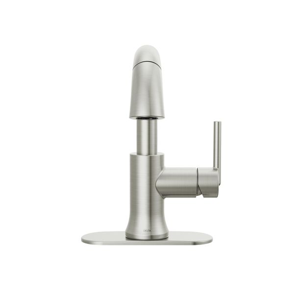 Single Handle Pull-Down Bathroom Faucet