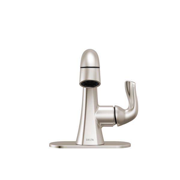 Single Handle Pull-Down Bathroom Faucet