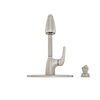 Mid-Rise Pull-Out Kitchen Faucet with Soap Dispenser and ShieldSpray Technology (Recertified)