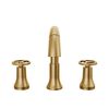 Two Handle Widespread Pull Down Bathroom Faucet