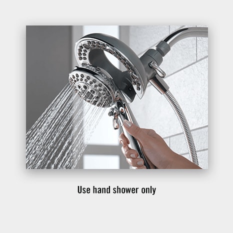 Combination Shower Head And Hand Shower In2ition Two In One