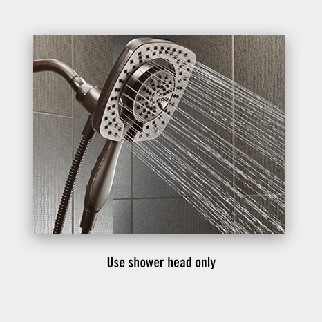 Combination Shower Head And Hand Shower In2ition Two In One