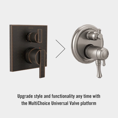 integrated shower diverter valves with