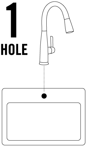 Single Hole Kitchen Faucets