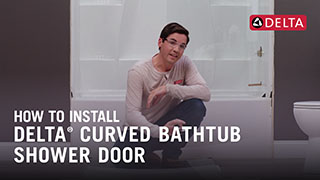 Thumbnail image of How to Install a Delta<sup>&reg;</sup> Curved Bathtub Shower Door