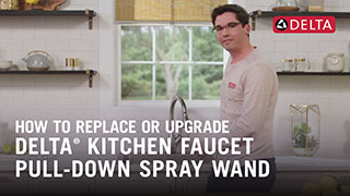 Thumbnail image of How to Replace or Upgrade a Delta<sup>&reg;</sup> Kitchen Faucet Pull-Down Spray Wand