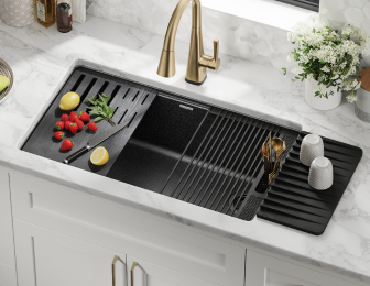 Image of Everest 33 inch Black Undermount Sink