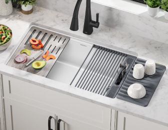 Image of Everest 33 inch White Undermount Sink