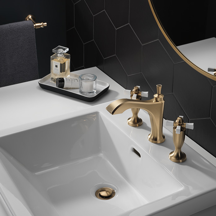 champange bronze & porcelain