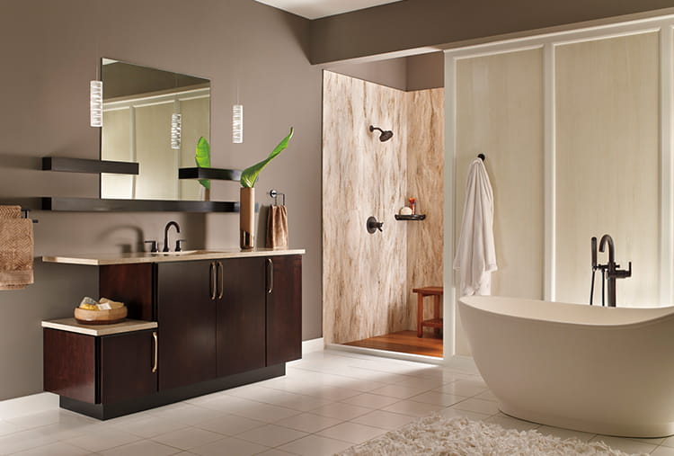 Delta Venetian Bronze bathroom fixtures