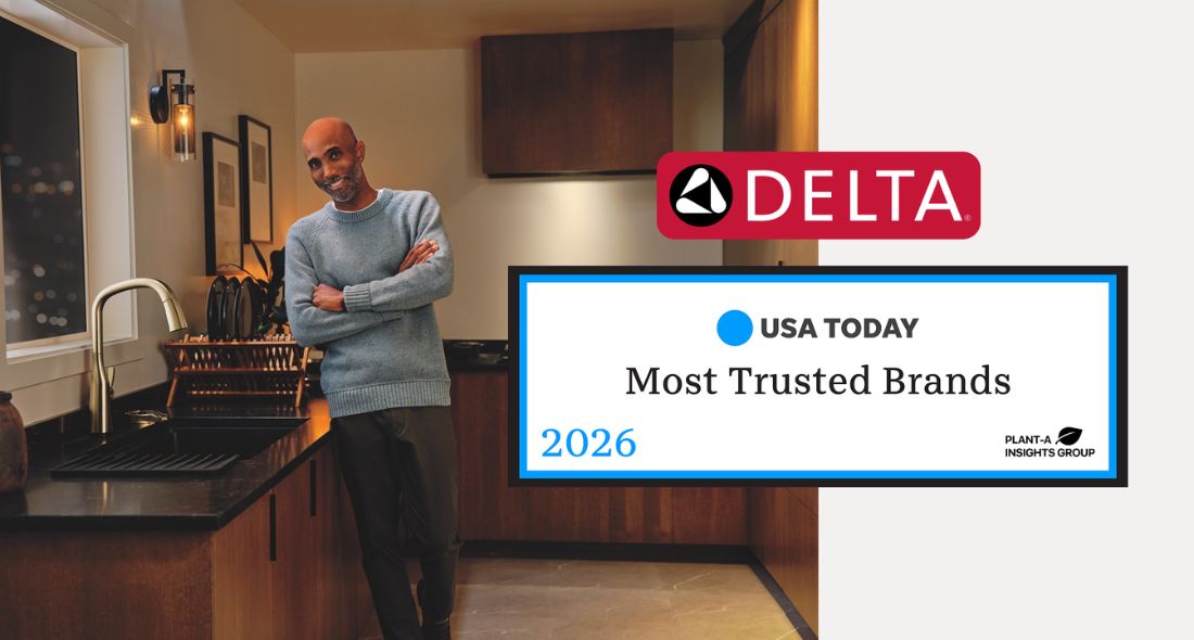 Delta Faucet Named One of USA TODAY’s Most Trusted Brands for 2026