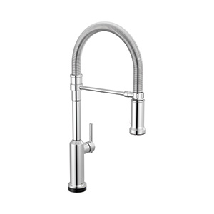 Pull-Down Spring Faucet with Touch2O with Touchless Technology