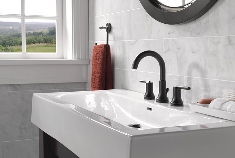 Matte Black Style For The Bathroom Delta Faucet Inspired Living