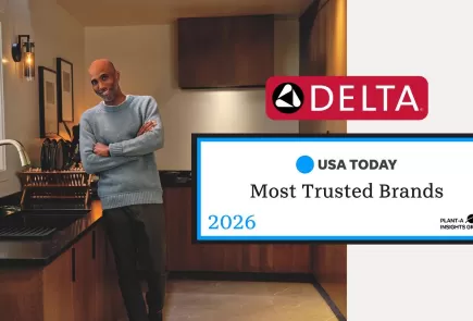 Delta Faucet Named One of USA TODAY’s Most Trusted Brands for 2026