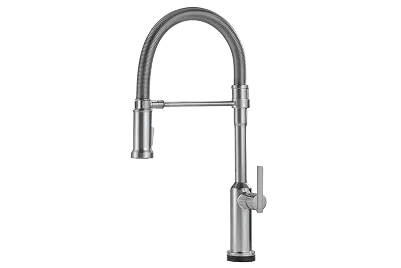 Delta kitchen faucets: single handle faucet in chrome