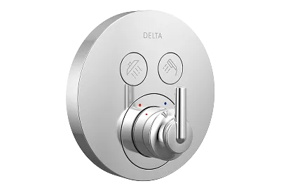 Delta new products: Select Choice push button shower in chrome.